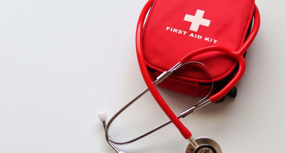 Mental Health First Aid - Red first aid kit