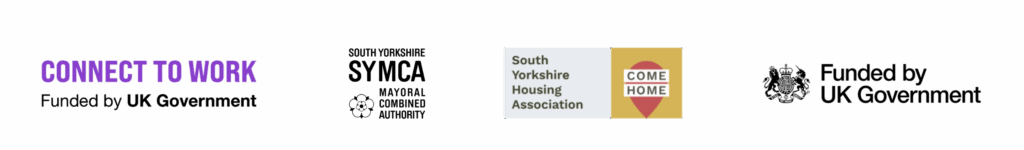 Connect to work, South Yorkshire SYMCA, South Yorkshire Housing Association, Funded by UK Government