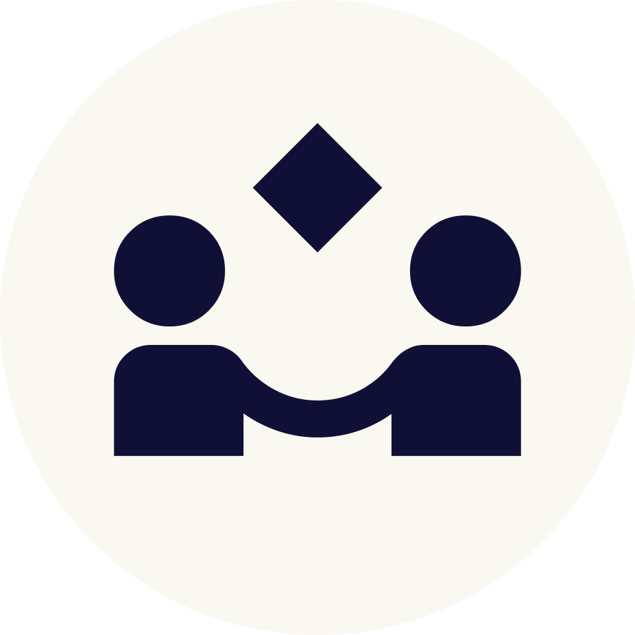 Illustration of two people