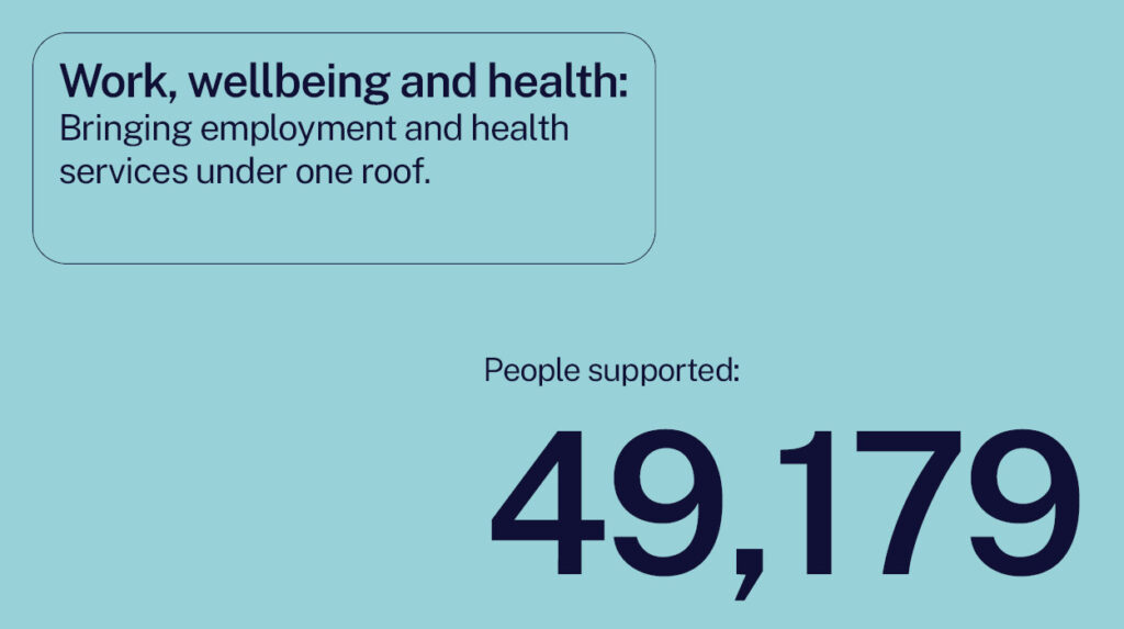 Work, wellbeing and health: Bringing employment and health services under one roof