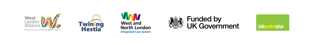 West London Alliance, Twining Hestia, North West London Integrated Care System, Funded by UK Government, Job Centre Plus