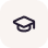 Graduate hat icon